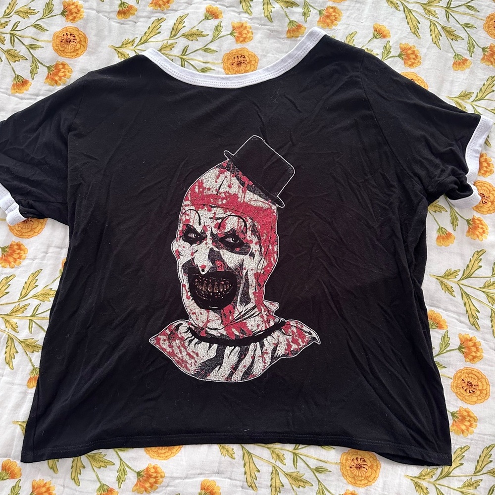 Vera’s Eyecandy Art the Clown Ringer Tee